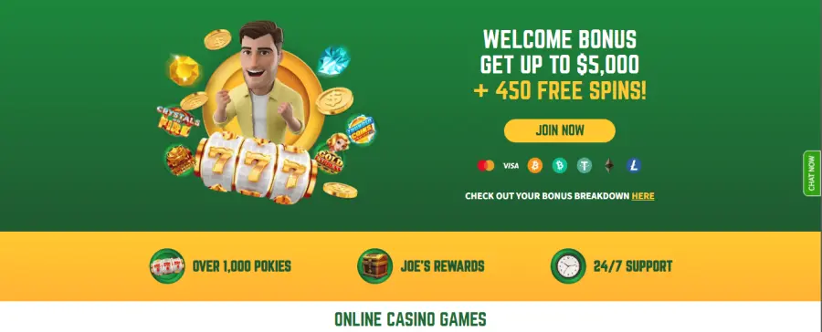 Joe fortune casino